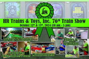 HR Trains 76th Train Show is October 12 & 13, 2024!