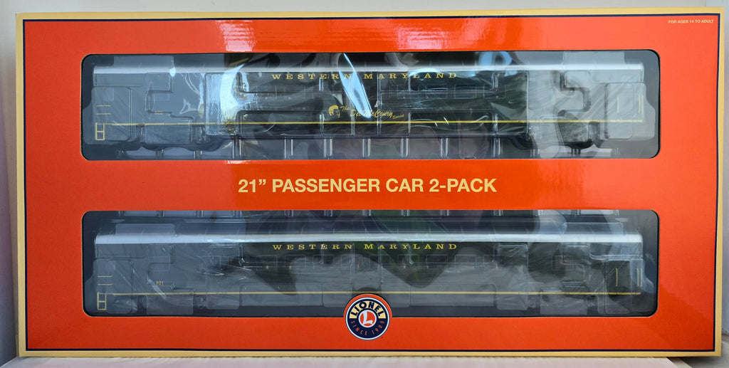 O Scenic 21" Passenger Car 2-Pack WM (A)