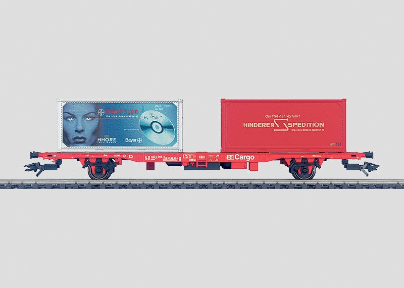 HO Flat Car for Transporting Containers