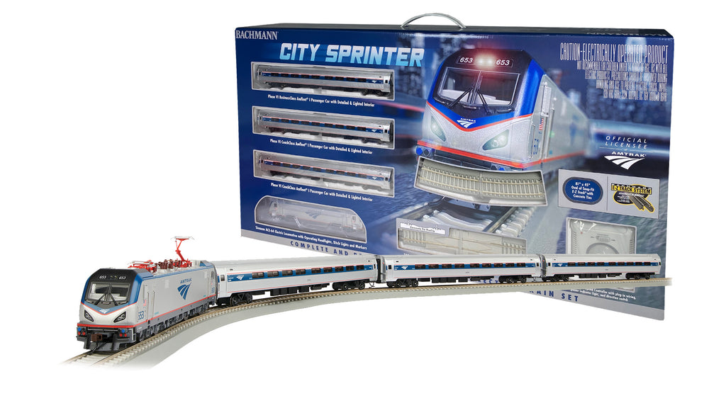 HO Amtrak City Sprinter Train Set