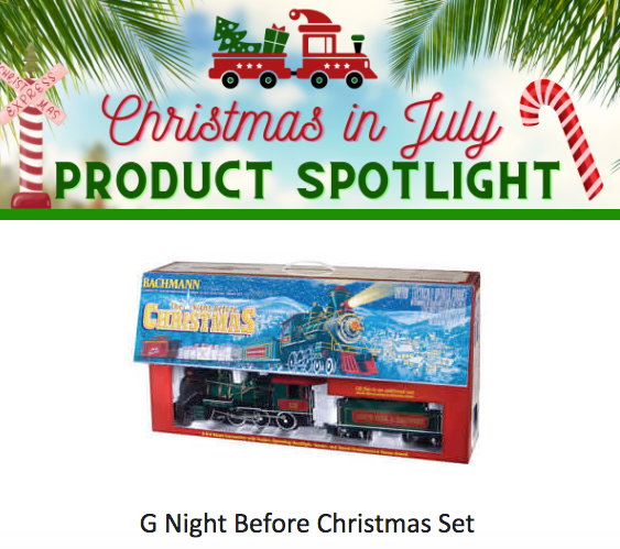 CHRISTMAS IN JULY + PARTICIPATE IN THE 75TH TRAIN SHOW!
