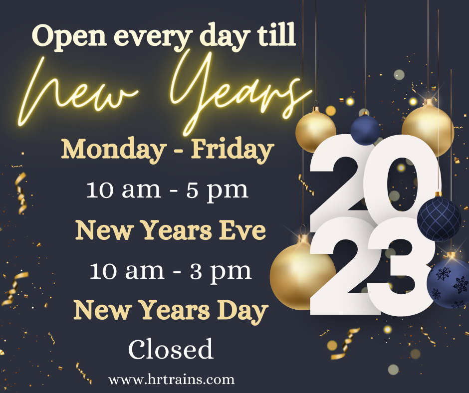 Open Every Day Till New Year's Day!