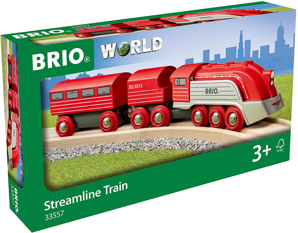 Brio Streamline Train Red