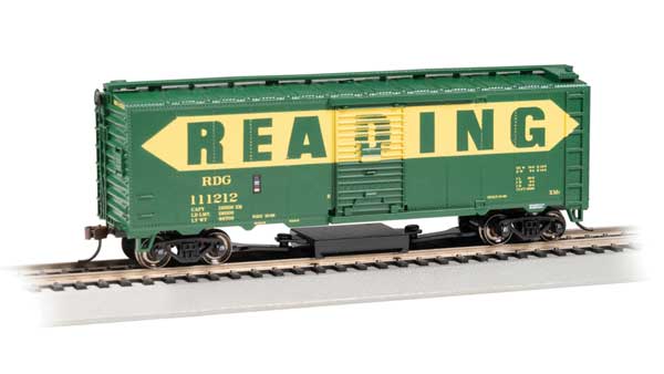HO 40' Track Cleaning Box Car Reading