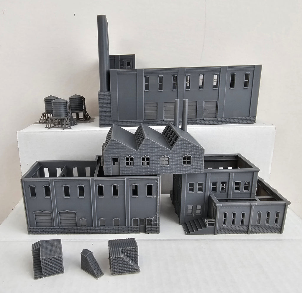 N 3-D Printed Town in A Box Set
