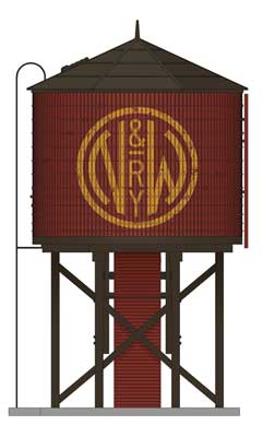 HO Water Tower N&W Weathered Sound