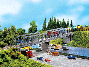 N Faller 2 Box Girder Bridges Painted