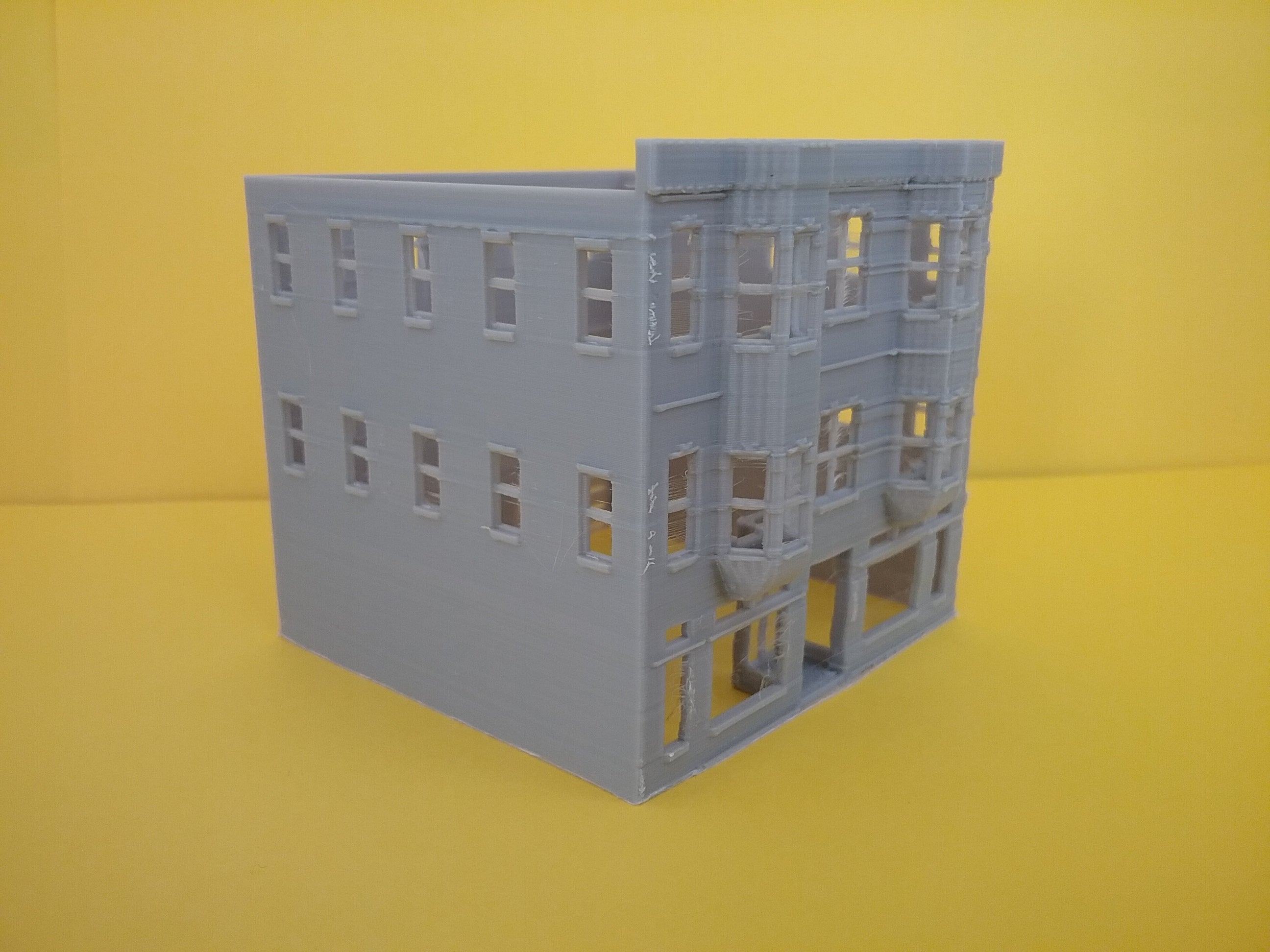 Z Scale Z301L 3-D Printed Building