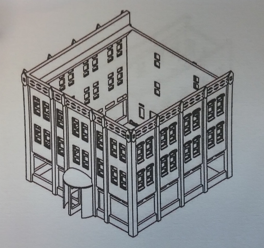 N Scale Hotel Building 3-D Printed