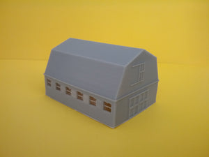 Z Scale ZF02S Barn 3-D Printed