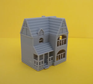 Z Scale G01R Victorian 2-Story House 3D