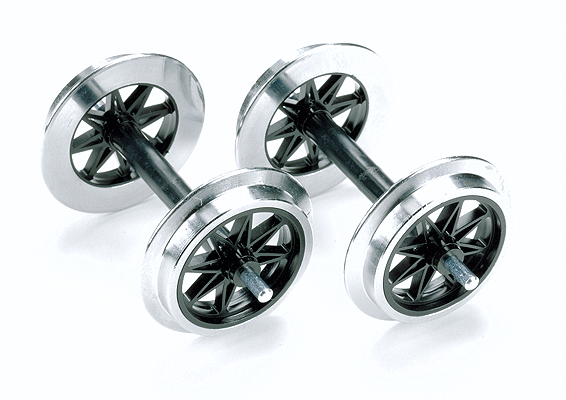 Metal Double-Spoke Wheel Sets, 2/Pkg