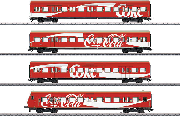 HO Coca-Cola 4-Car S-Bahn Pass Set