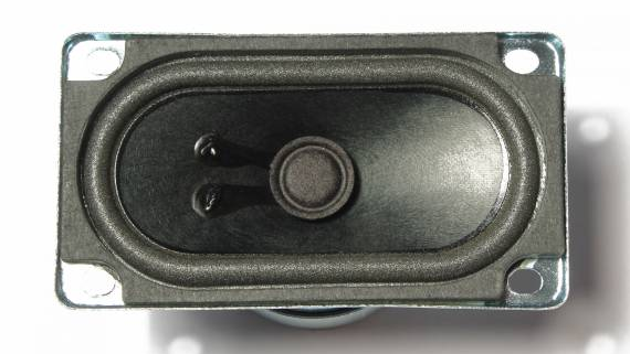 2.0" x 3.5", 8 ohm, oval speaker