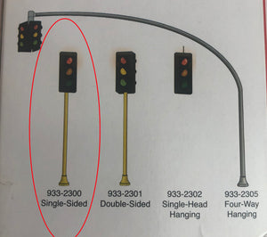 HO Single-Sided Traffic Light