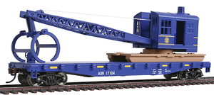 HO Alaska Railroad Log Crane Car 17104
