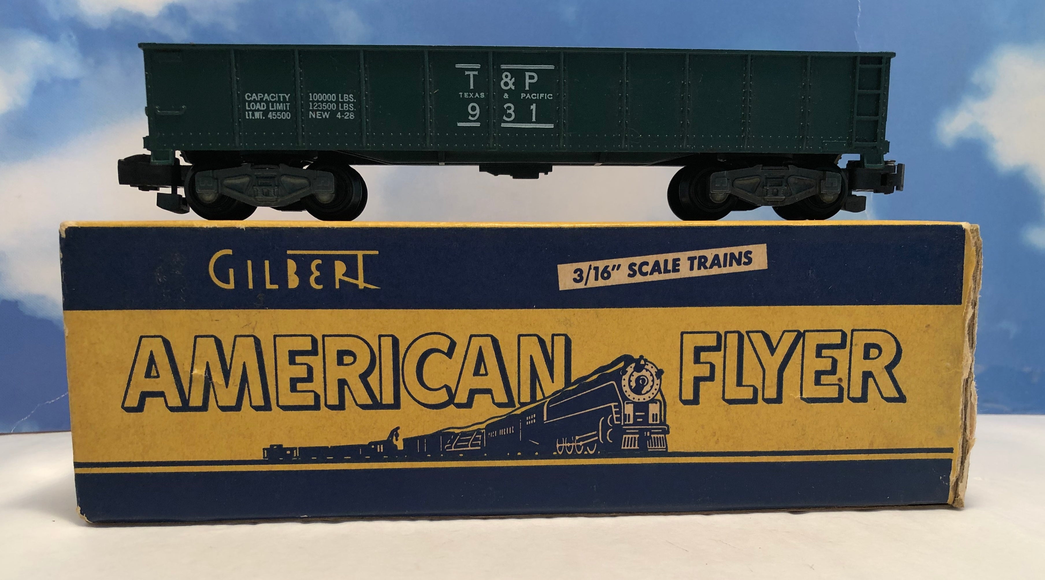 American Flyer T&P Gondola w/Box