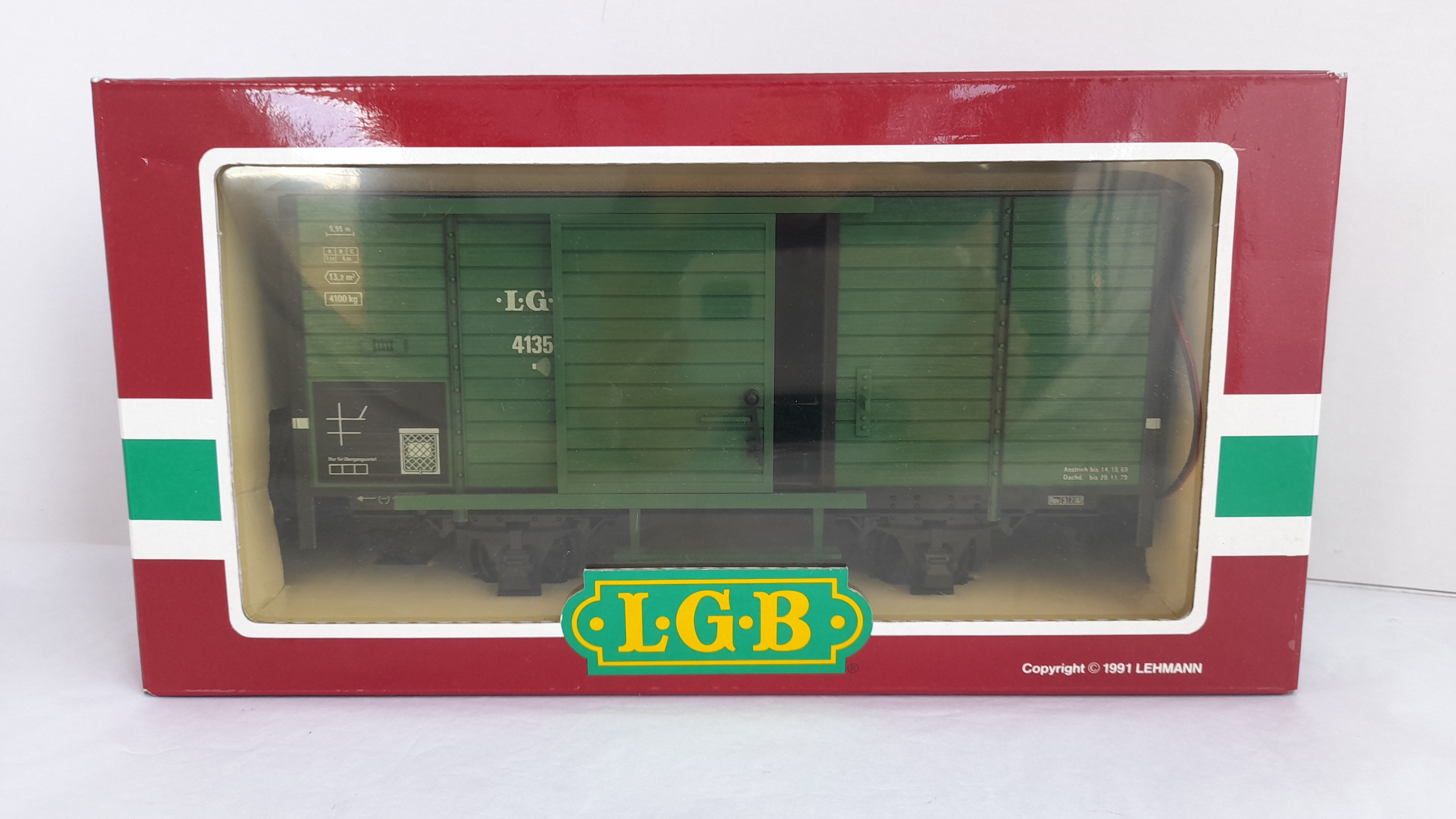 G LGB Box Car w/Sound (Green)