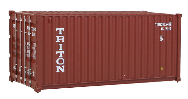 HO 20' Corrugated Container Triton