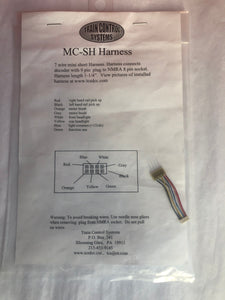 MC-SH Short 7-Pin To NMRA/8-Pin Harness