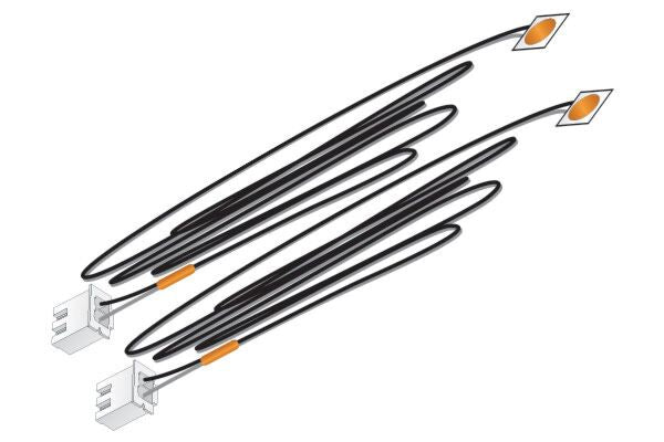 Stick-On LED Just Plug Light Sys Orange